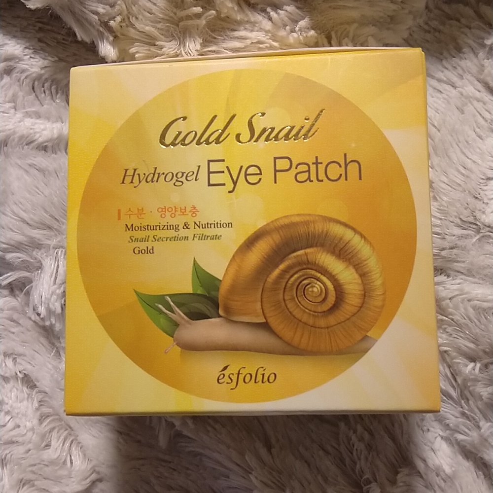 Gold Snail Hydrogel Eye Patch *NIB*